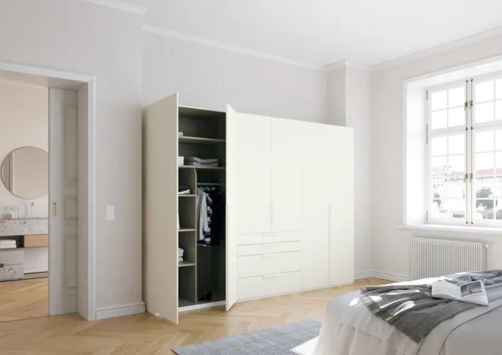 Kleiderschrank PURISMA weiß