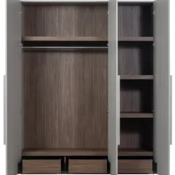 Kleiderschrank RENS 165 x 210 cm Kieselgrau