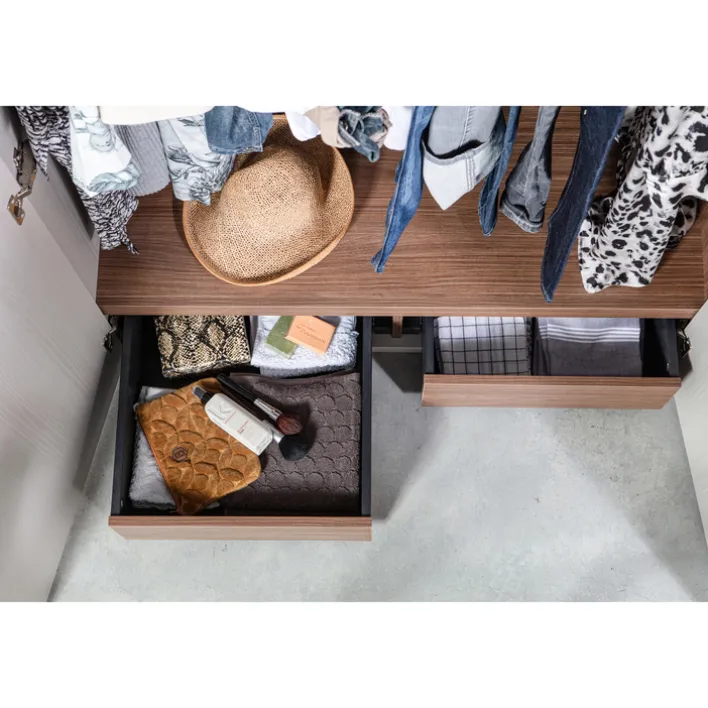 Kleiderschrank RENS 165 x 210 cm Kieselgrau