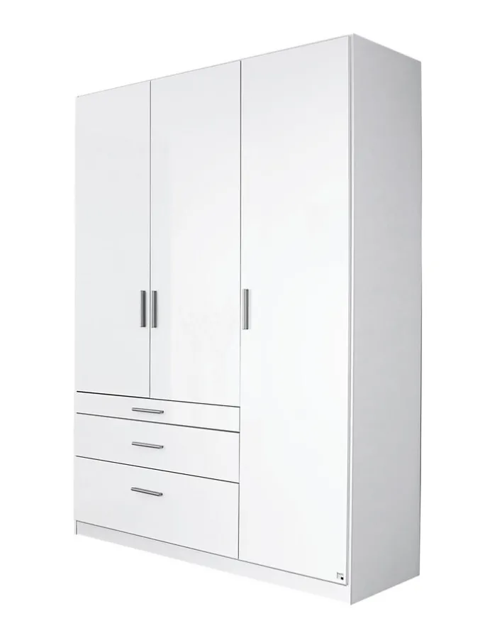 Kleiderschrank SELF DARIA 136 x 197 cm Alpinweiß