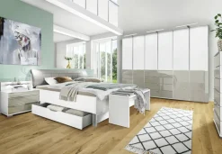 Kleiderschrank SHANGHAI 300 x 216 cm Alpinweiß