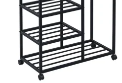 Kleiderständer ANDORRA 75 x 183 cm schwarz