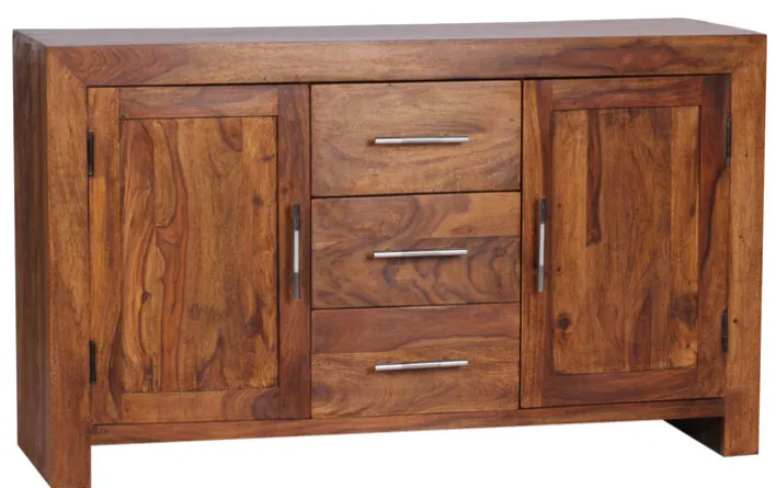 Kommode 118 x 70 cm braun