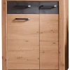 Kommode 77 x 99 cm Holznachbildung Balkeneiche
