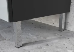 Kommode CORUS Graphit/ silbergrau