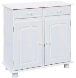 Kommode EMIL 88x87x43 cm Massivholz weiß