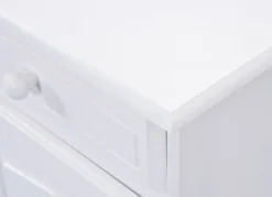 Kommode EMIL 88x87x43 cm Massivholz weiß