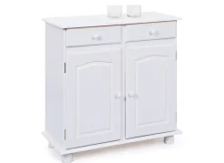 Kommode EMIL 88x87x43 cm Massivholz weiß