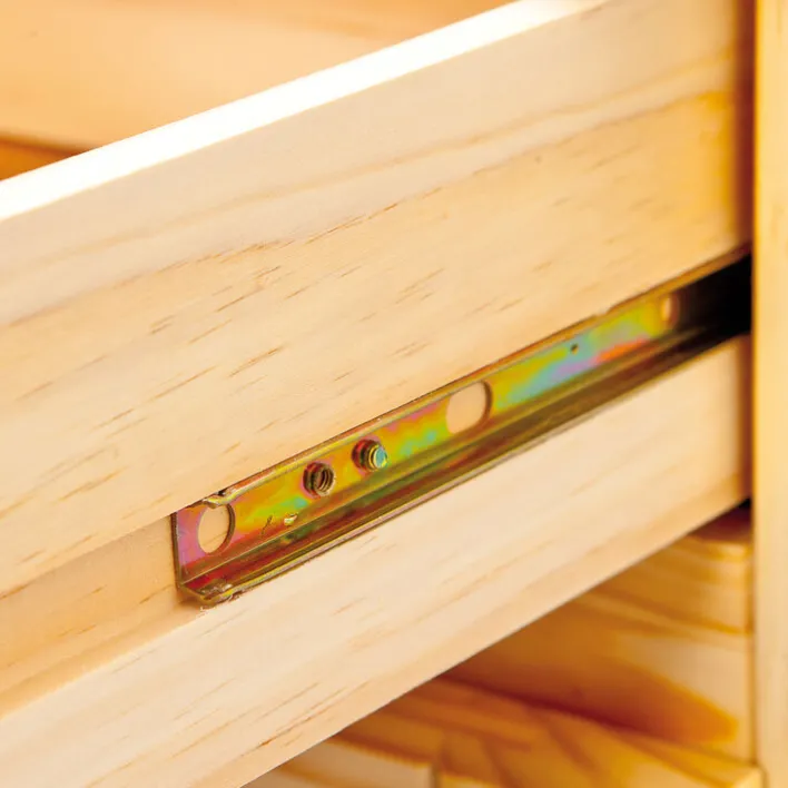 Kommode LEO 130x87x43 cm Massivholz Natur