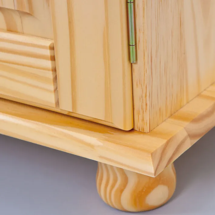 Kommode LEO 130x87x43 cm Massivholz Natur