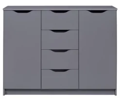 Kommode LION 122 x 92 cm graphitgrau