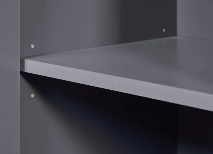 Kommode LION 122 x 92 cm graphitgrau