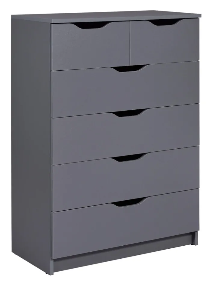 Kommode LION 82 x 112 cm graphitgrau