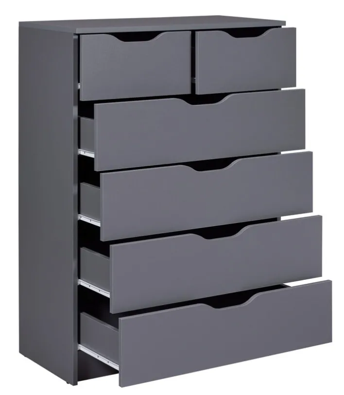 Kommode LION 82 x 112 cm graphitgrau