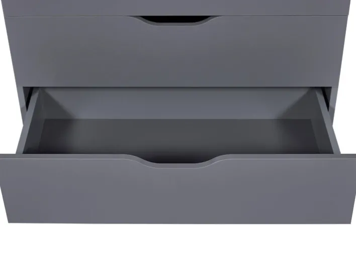 Kommode LION 82 x 112 cm graphitgrau