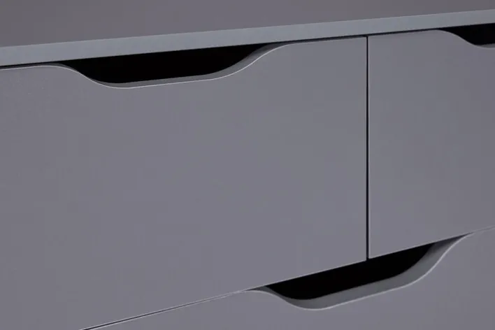 Kommode LION 82 x 112 cm graphitgrau