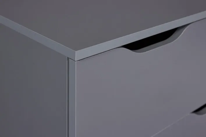 Kommode LION 82 x 112 cm graphitgrau