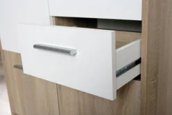 Kommode MARLON braun/ weiß