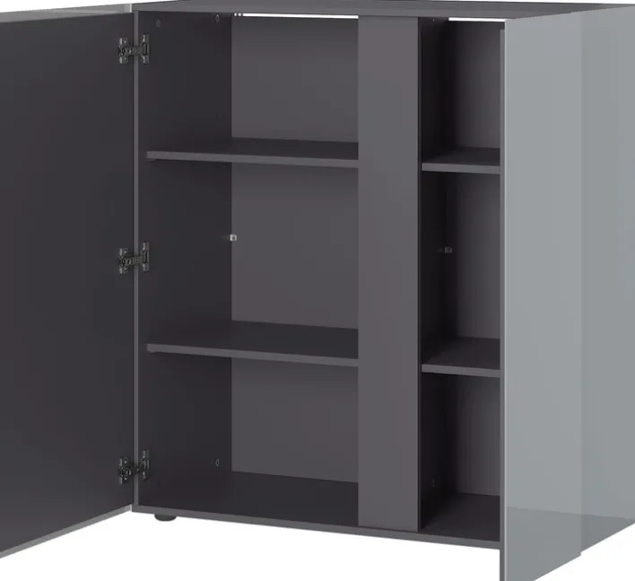 Kommode MATZ 2-türig grau