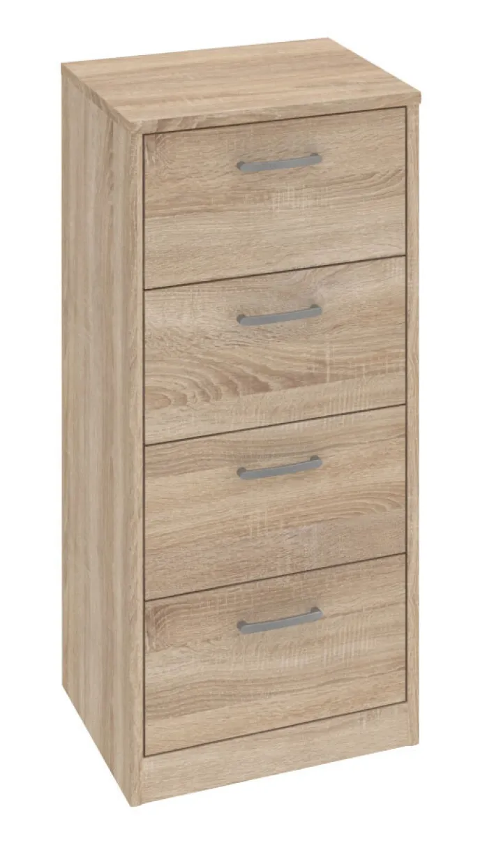 Kommode MEGA SOFT 38 x 85 cm Eiche sägerau