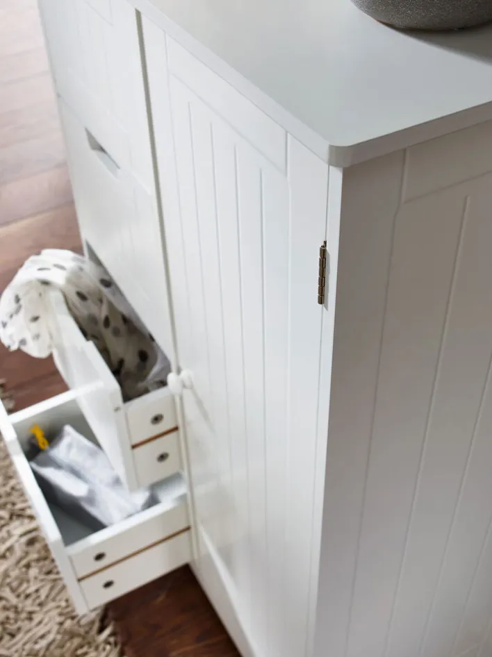 Kommode PATTI 56 x 83 cm weiß