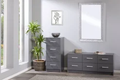 Kommode ROBERT 6 grau