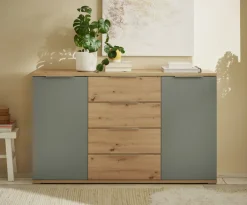 Kommode SIMADA braun/ grün