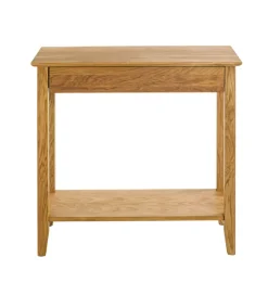 Konsole 75 cm Eiche massiv