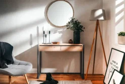 Konsole DENVER 100 x 35 cm anthrazit/ Artisan Eiche