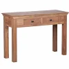 Konsolentisch 110 x 76 cm Akazie braun