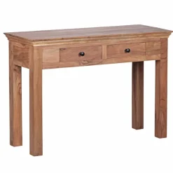 Konsolentisch 110 x 76 cm Akazie braun