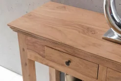 Konsolentisch 110 x 76 cm Akazie braun