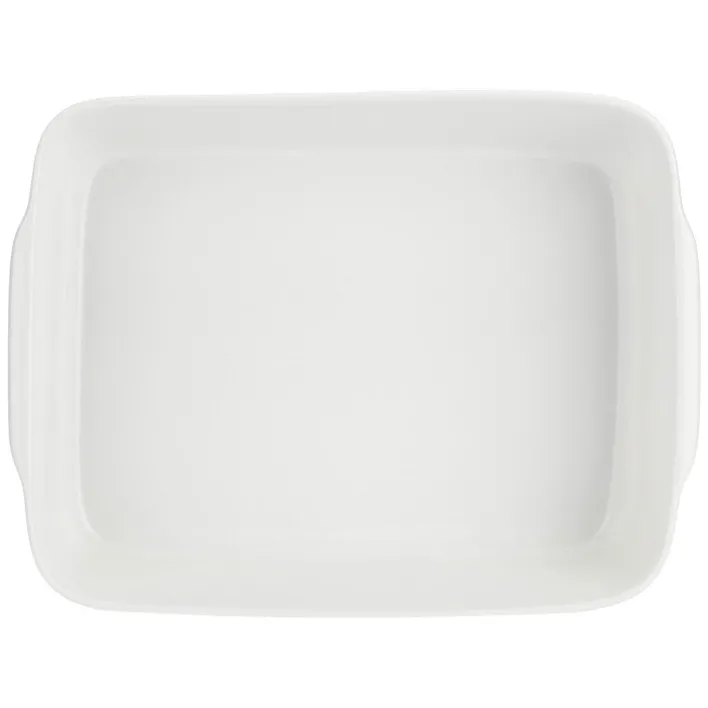 LA PORCELLANA BIANCA Auflaufform ANGHIARI 20 x 30 cm Porzellan weiß