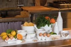 LA PORCELLANA BIANCA Schüssel PANZANELLA 27 cm Porzellan weiß