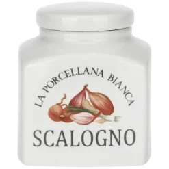 LA PORCELLANA BIANCA Vorratsdose CONSERVA Scalogno 1,8 Liter