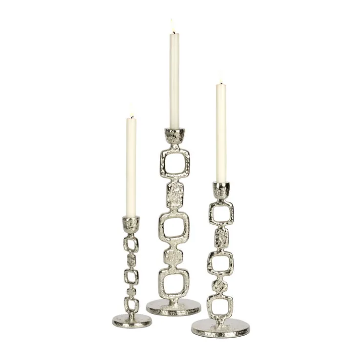 LAMBERT Kerzenständer GUCCIO 22 cm vernickelt