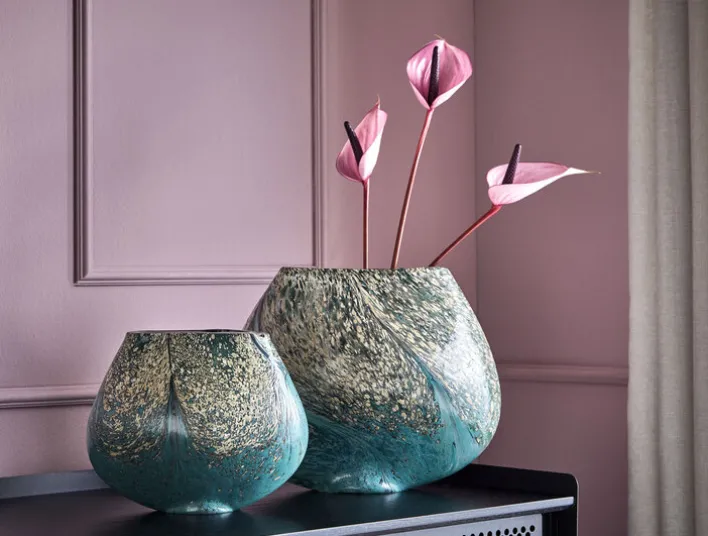 LAMBERT Vase TIZIAN 20,5 cm ocean multi