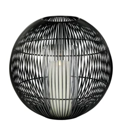 LAMBERT Windlicht WEMBLEY 35 cm schwarz