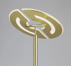 LED Deckenfluter MEMPHIS messingfarbig