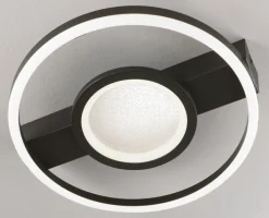 LED Deckenlampe FAY 37 cm schwarz