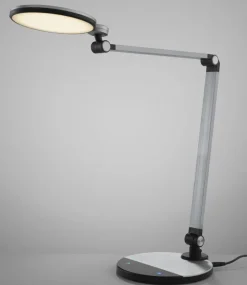 LED Schreibtischlampe EXPECT 90 cm silberfarbig/ schwarz