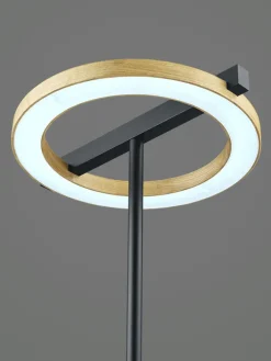 LED Tischlampe NELLA Holz /schwarz