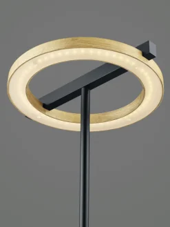 LED Tischlampe NELLA Holz /schwarz