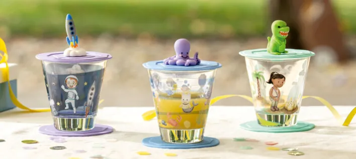 LEONARDO Becher-Set BAMBINI AVVENTURA Dino 3-teilig