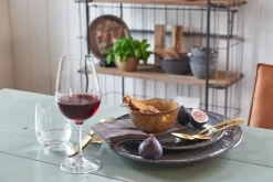 LEONARDO Dessertteller MATERA 6er Set 22,5 cm Keramik anthrazit