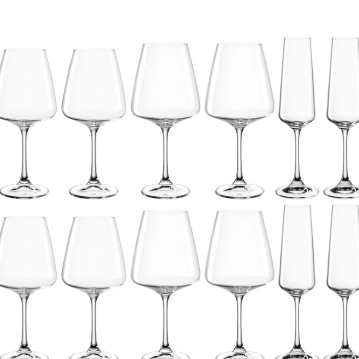 Leonardo Gläser Set PALADINO Kristallglas 12-teilig