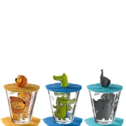 LEONARDO Kinder Trinkset BAMBINI KROKODIL 3-teilig