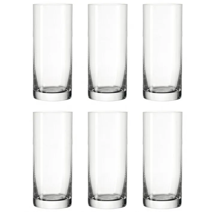 LEONARDO Longdrinkglas L EASY PLUS 6er Set - je 350 ml