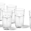 LEONARDO Longdrinkglas ROCK 6er Set - je 340 ml