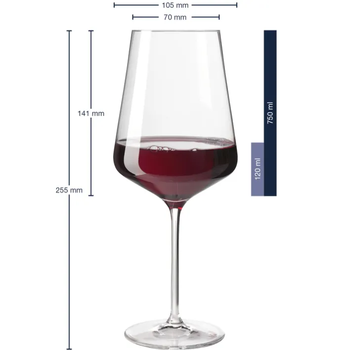 Leonardo Rotweinglas PUCCINI Kristallglas 750 ml